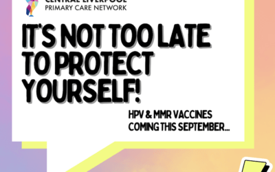 HPV and MMR vaccinations on Uni of Liverpool Campus 23rd Sept- 5th October